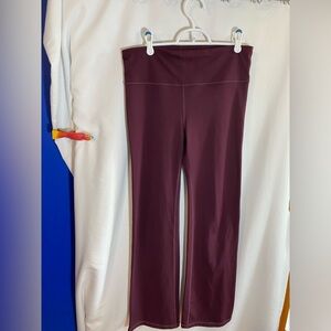 Gap blackout wide leggings, size large